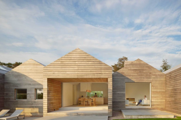 Perpaduan Dinding dan Lantai Kayu